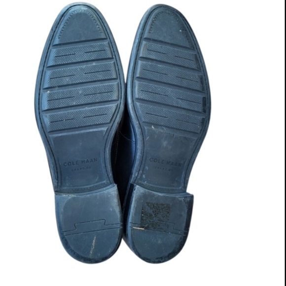 Cole Haan Grand OS Buckland Black Leather Slip On Loafer Dress Shoe Lenox Men 12 - Picture 5 of 10